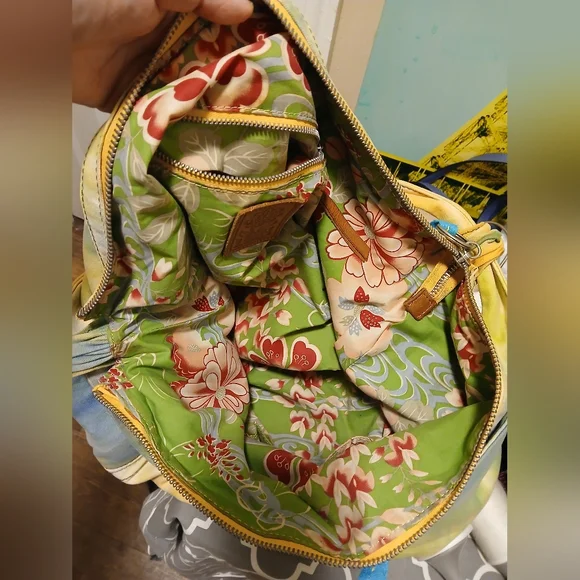 Lucky BRAND vintage Multicolor Tie-Dye Women's Bag Hobo Canvas - Picture 6 of 7